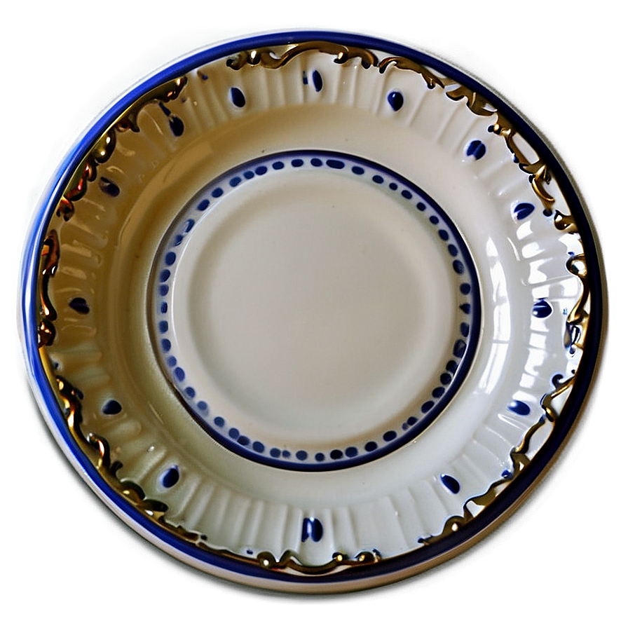 Classic White Plate Png 14 PNG