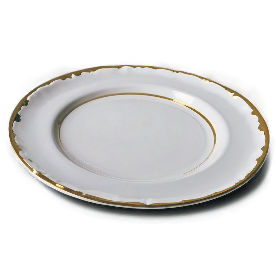 Classic White Plate Png Aiv75 PNG