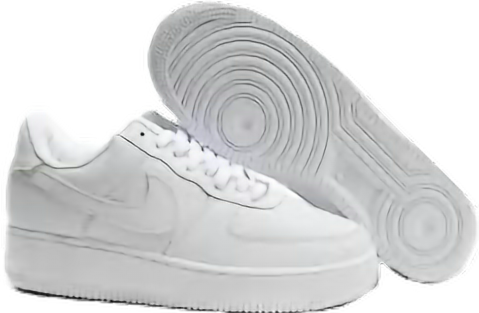 Classic White Sneaker Profileand Sole PNG