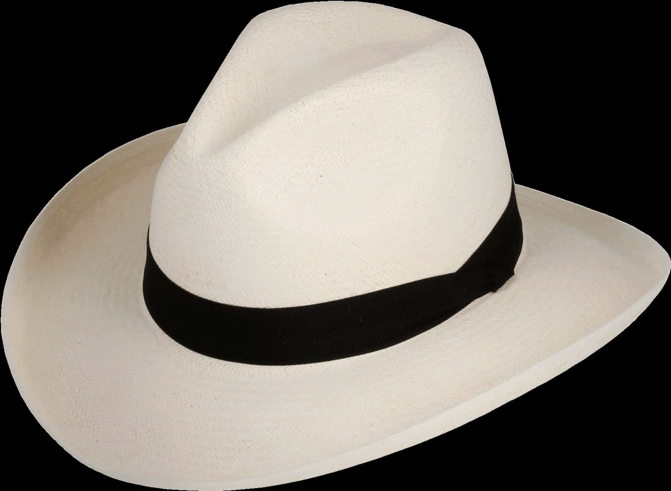 Classic White Sombrero Hat PNG