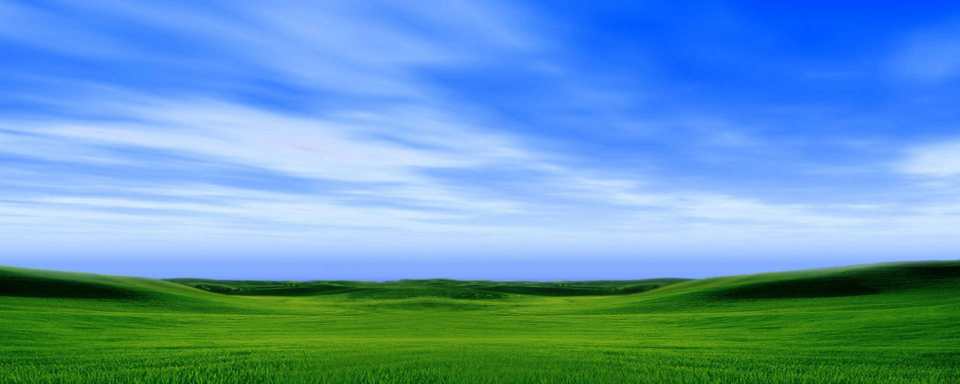 Classic Windows Bliss Monitor Background Wallpaper