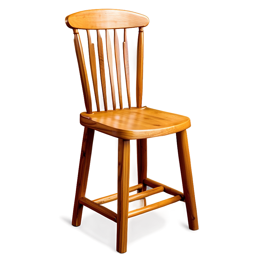 Classic Wooden Silla Png 06242024 PNG