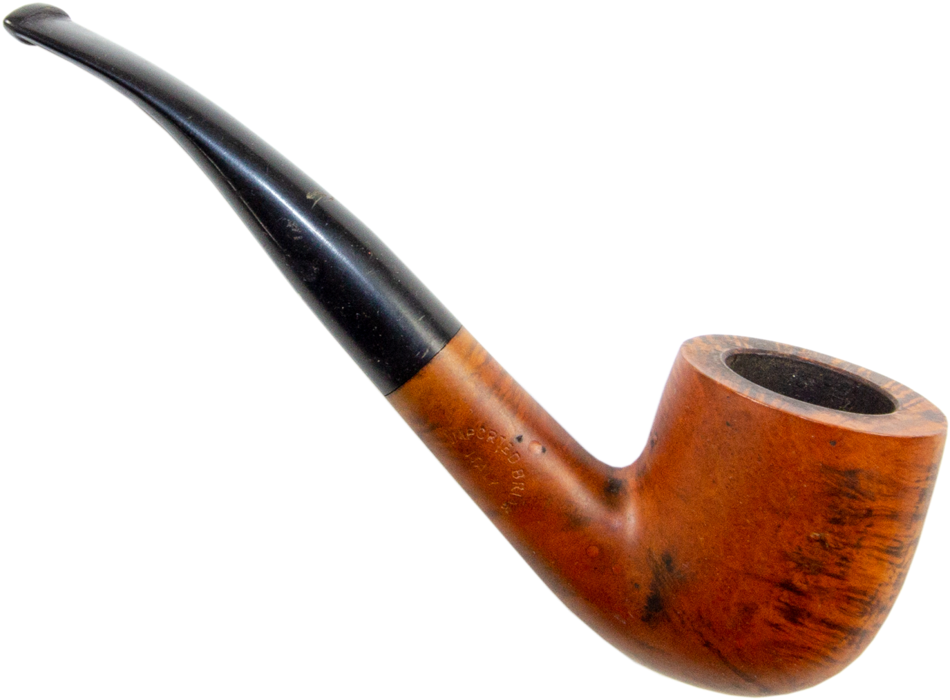 Classic Wooden Smoking Pipe PNG