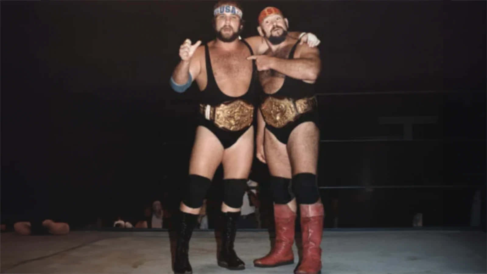 Classic Wrestling Tag Team Champions Wallpaper