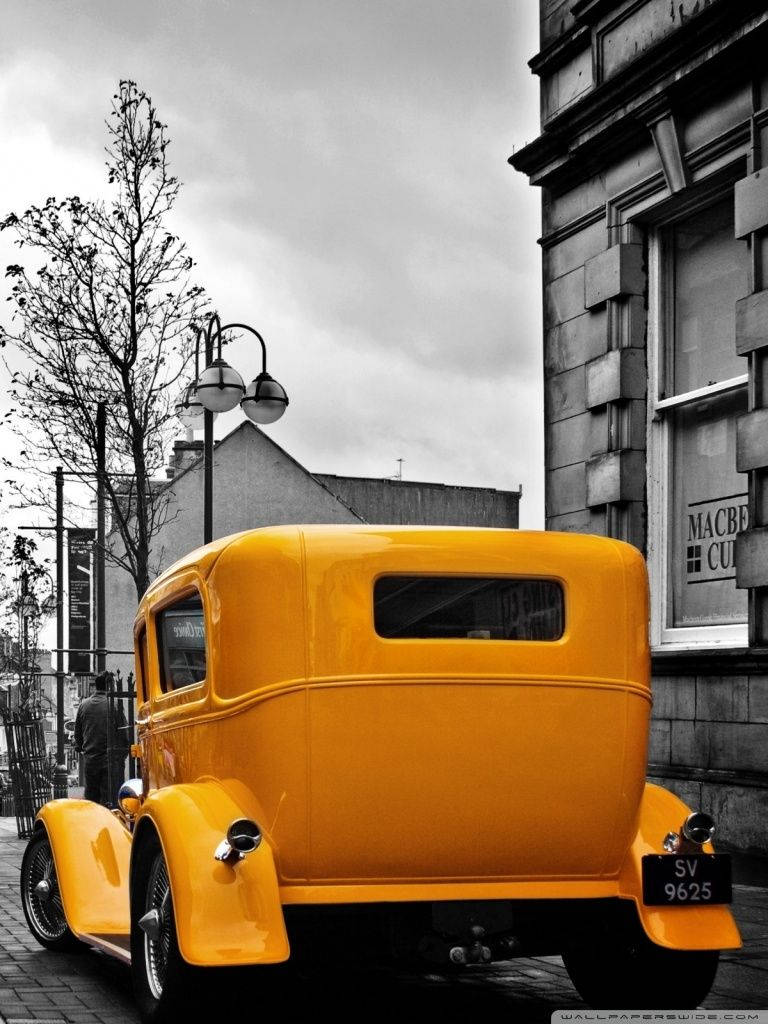 Fordclásico Amarillo De 1932 Fondo de pantalla