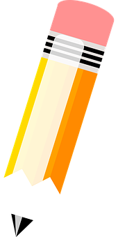 Classic Yellow Pencil Graphic PNG