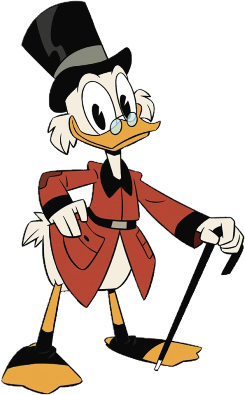 Classic_ Animated_ Duck_ Character PNG