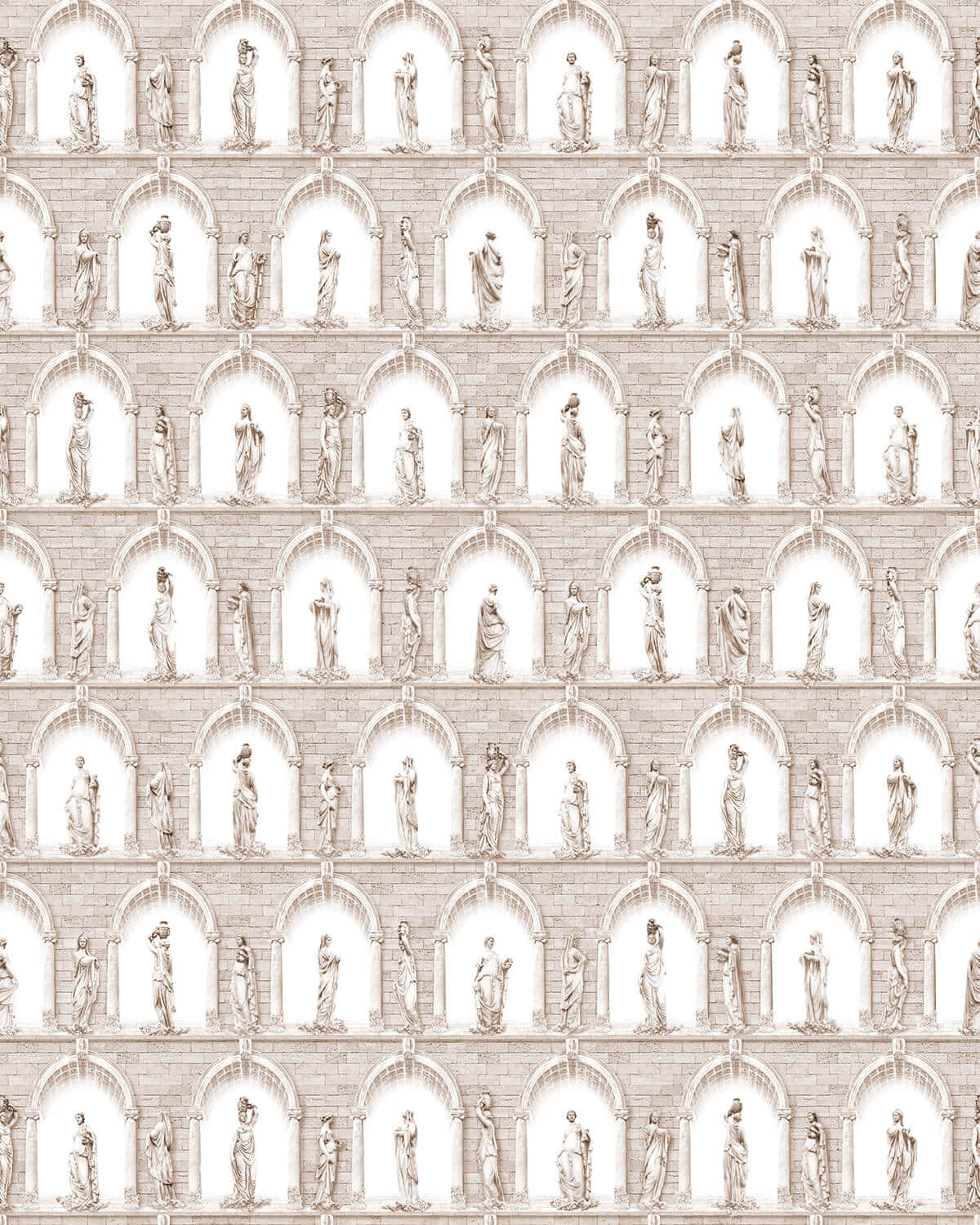 A Pattern Of People In A Room