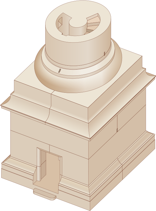 Classical Column Capital Illustration PNG