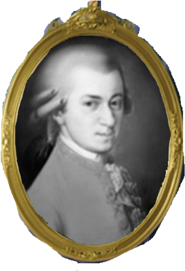 Classical Composer Portrait PNG