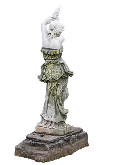 Classical Female Statue Art PNG