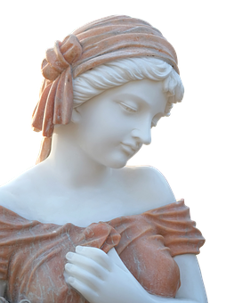 Classical Female Statue Sculpture PNG