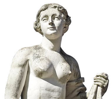 Classical Marble Statue Torso PNG