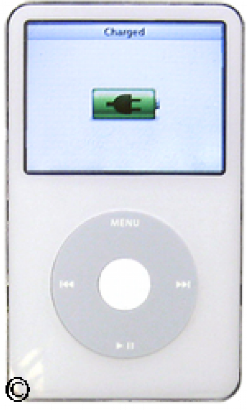 Classici Pod Charged Battery Display PNG