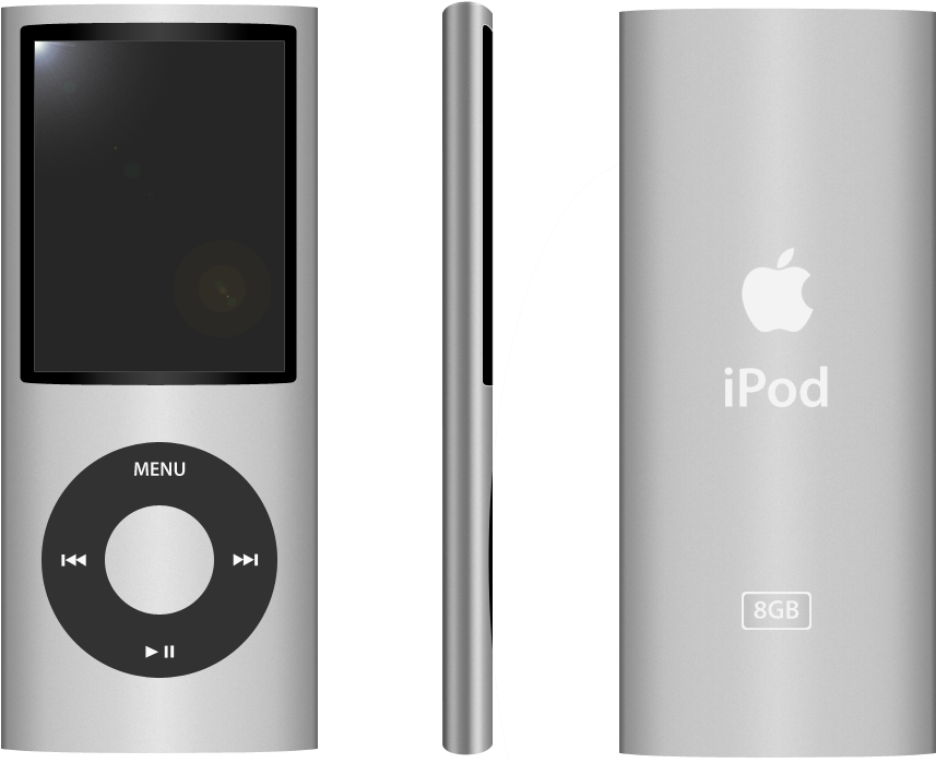 Classici Pod Nano8 G B Silver PNG