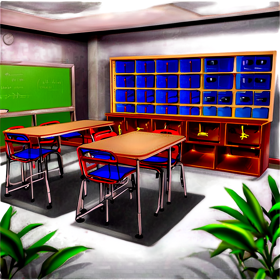 Classroom Furniture Png Ffo PNG