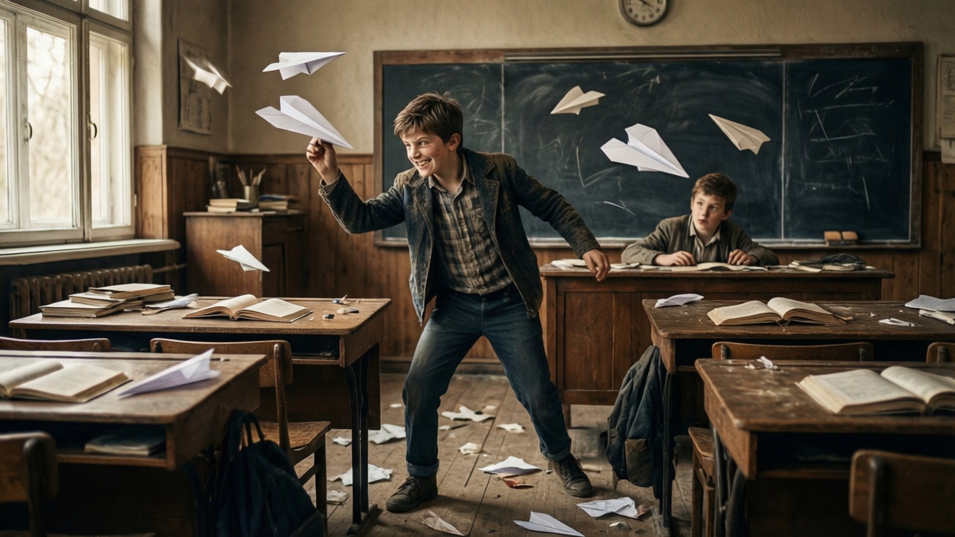 Klassenzimmer-Schabernack Wallpaper