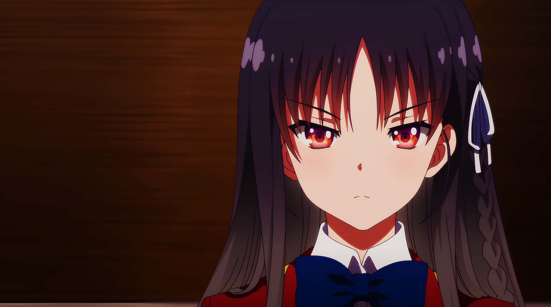 Classroom Of The Elite Anime Character Glare Wallpaper