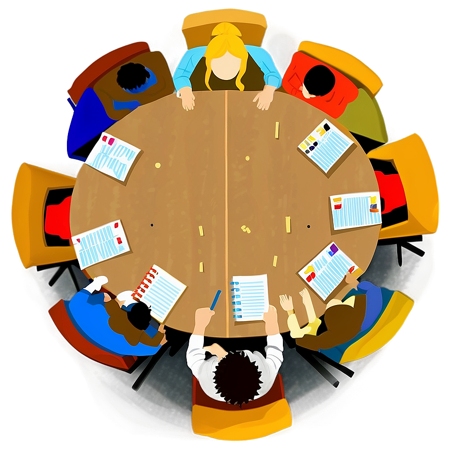 Classroom Table Top View Png Ghb59 PNG