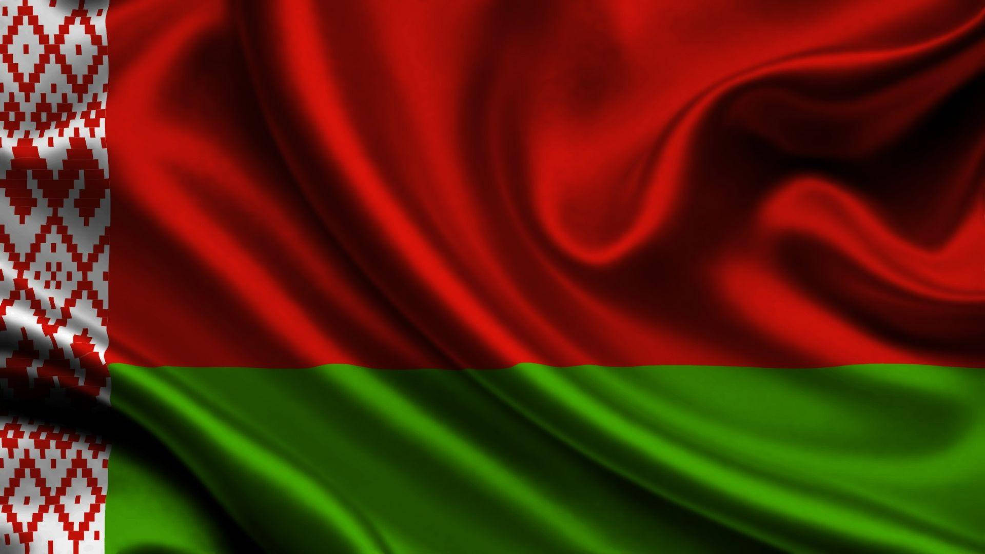 Classy Dark Belarus Flag Wallpaper