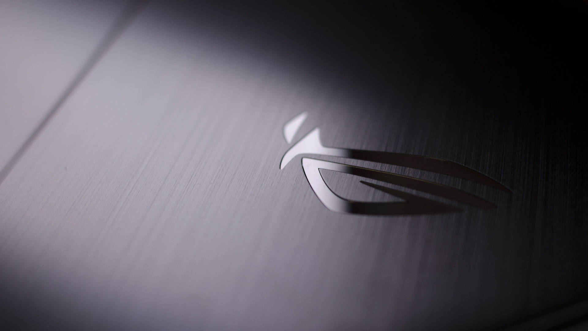 Classy Grey Asus ROG Logo Wallpaper