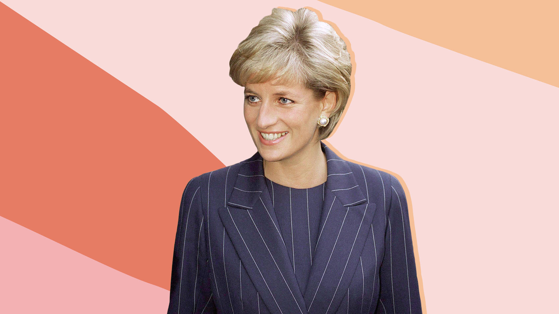 Klassisk Prinsesse Diana placeret på den perfekte websidebaggrund. Wallpaper