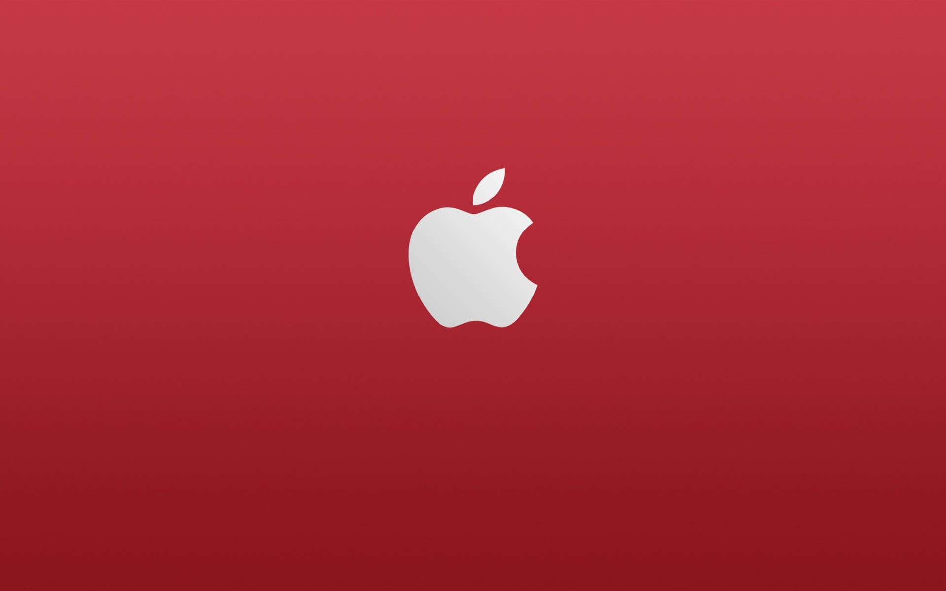 Classy Red Apple Logo Wallpaper