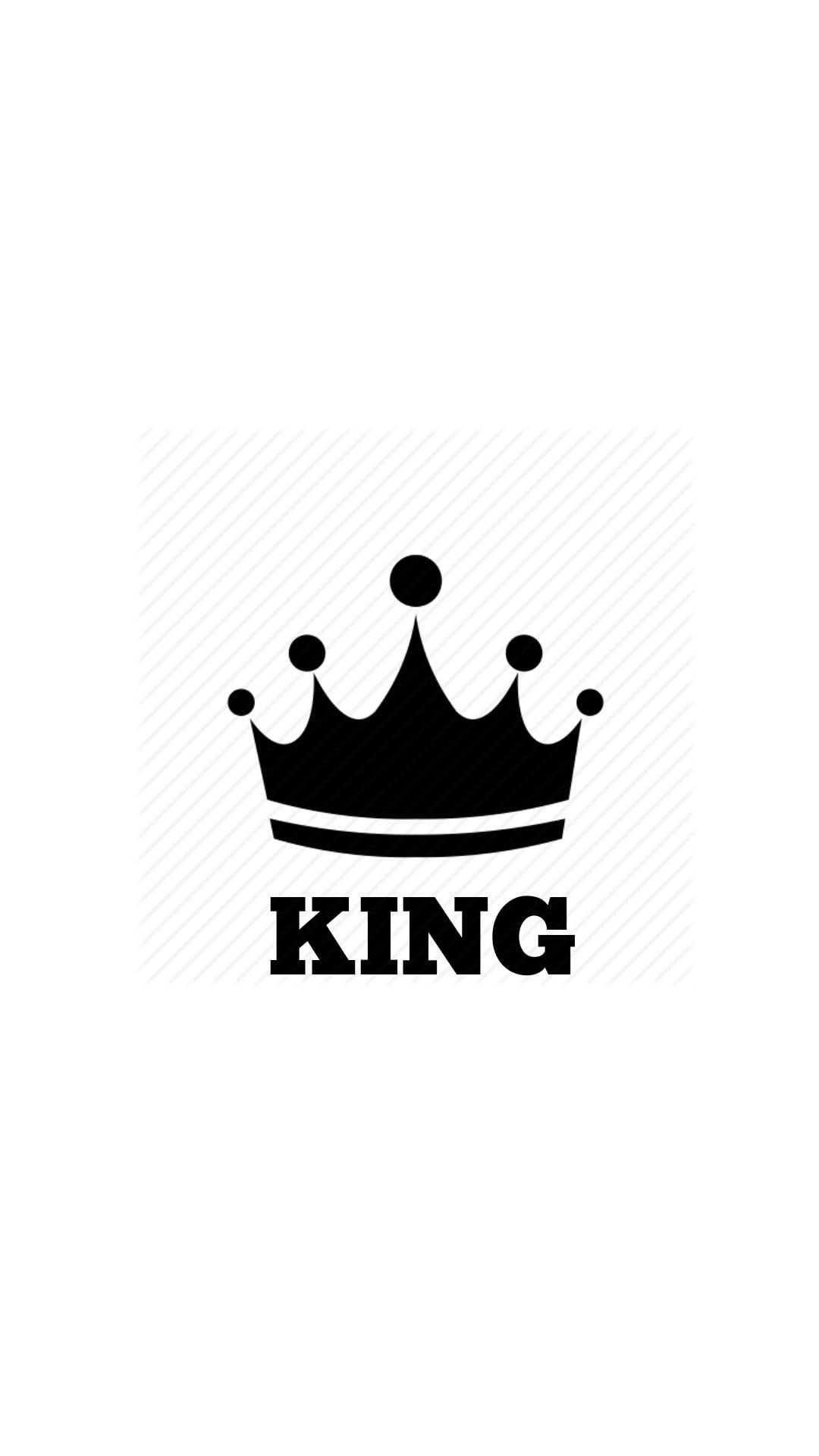 Classy White And Black King Iphone Wallpaper
