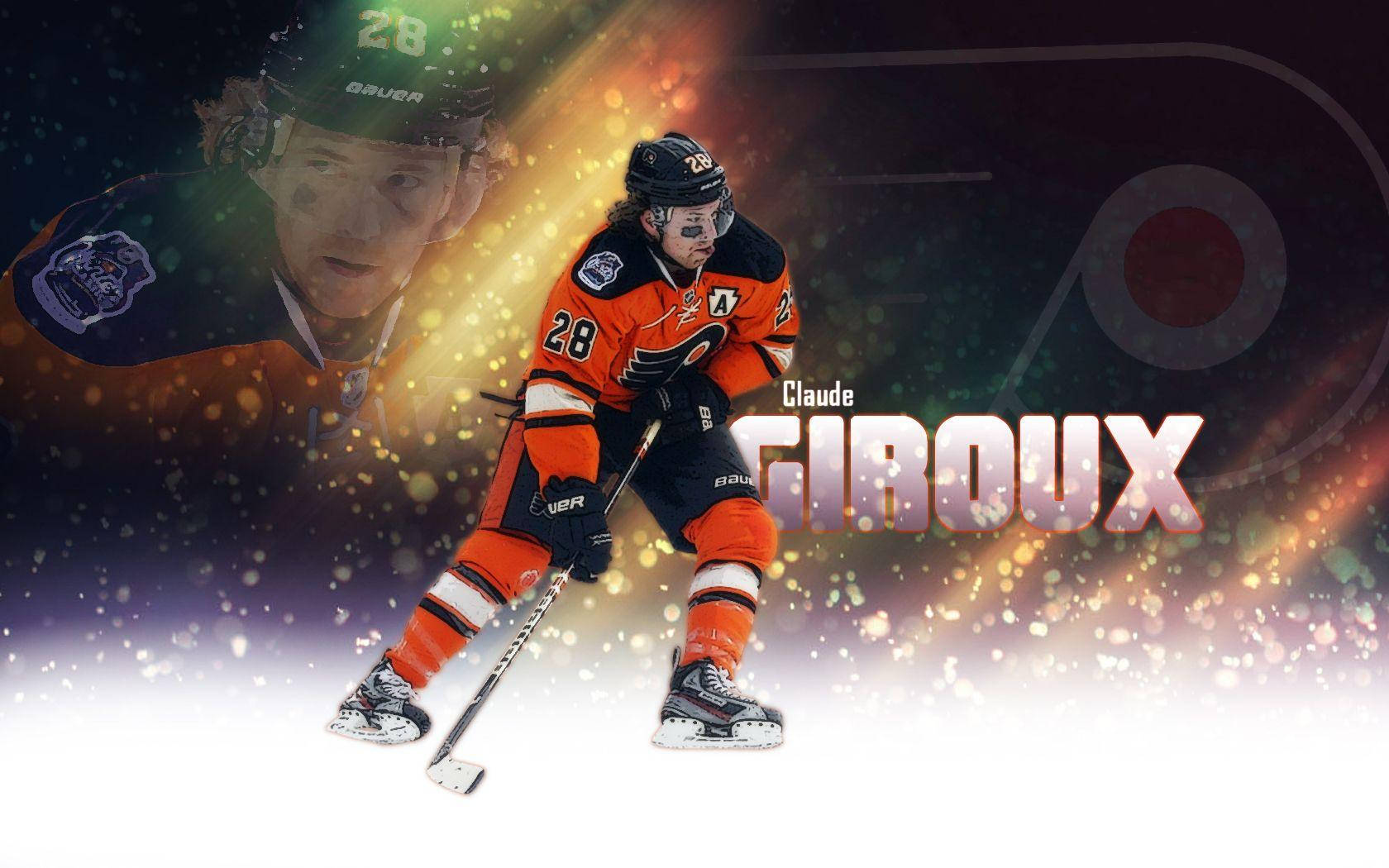 Claude Giroux National Hockey League Digital Art Wallpaper