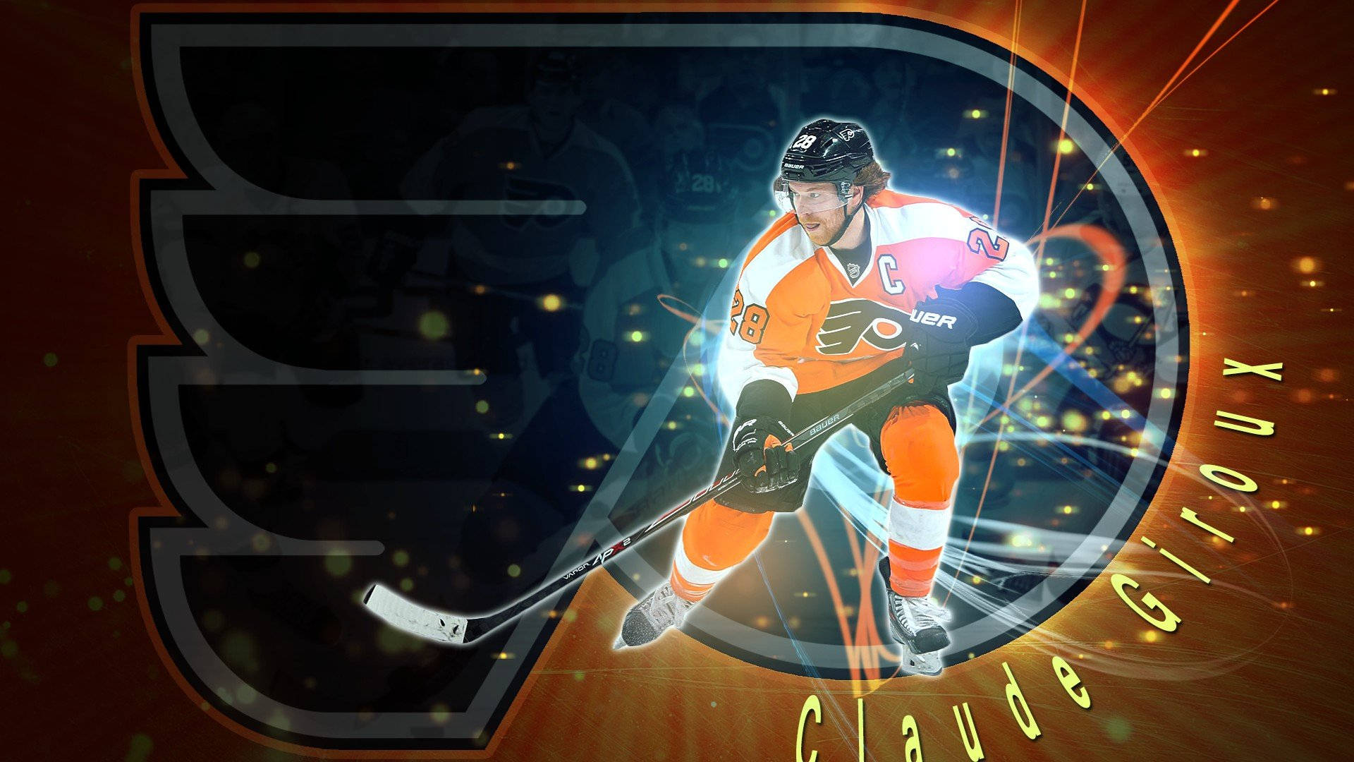 Claudegiroux De Los Philadelphia Flyers. Fondo de pantalla
