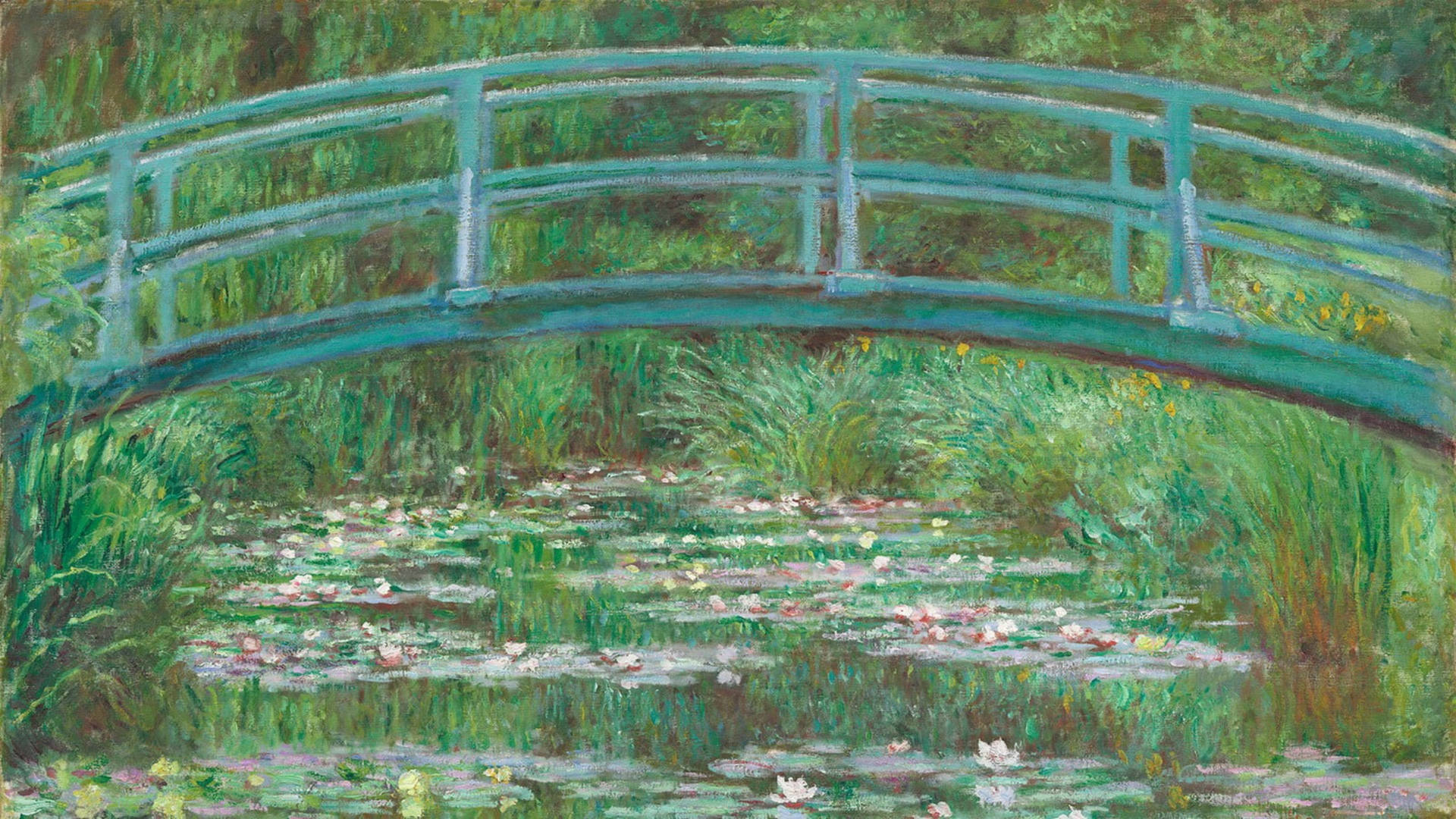 Claude Monet’s The Water Lily Pond Wallpaper