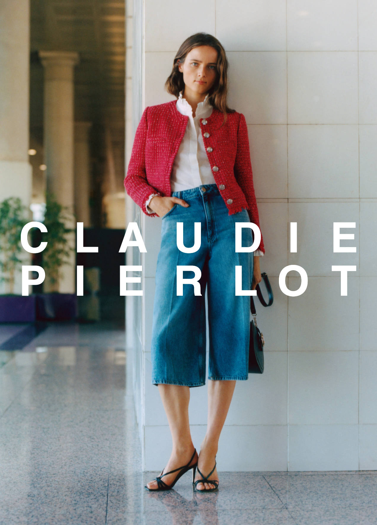 Claudie Pierlot Wide Capri Jeans Wallpaper