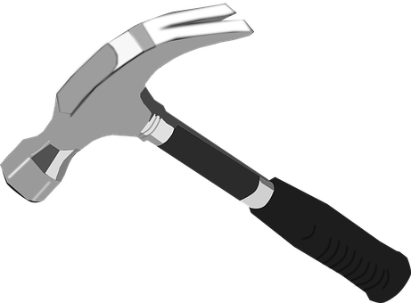 Claw Hammer Tool Graphic PNG