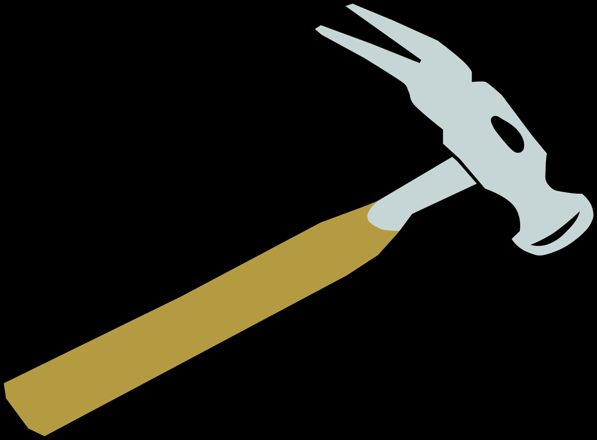 Claw Hammer Vector Illustration PNG
