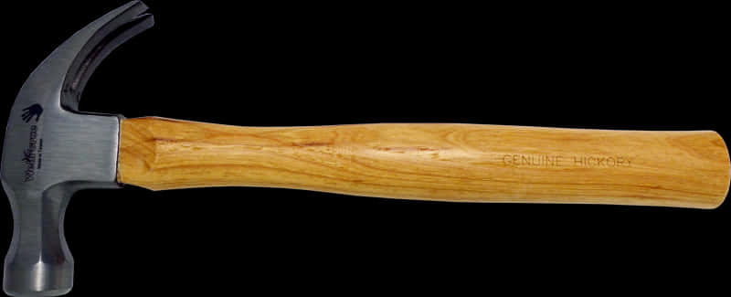 Claw Hammerwith Hickory Handle PNG