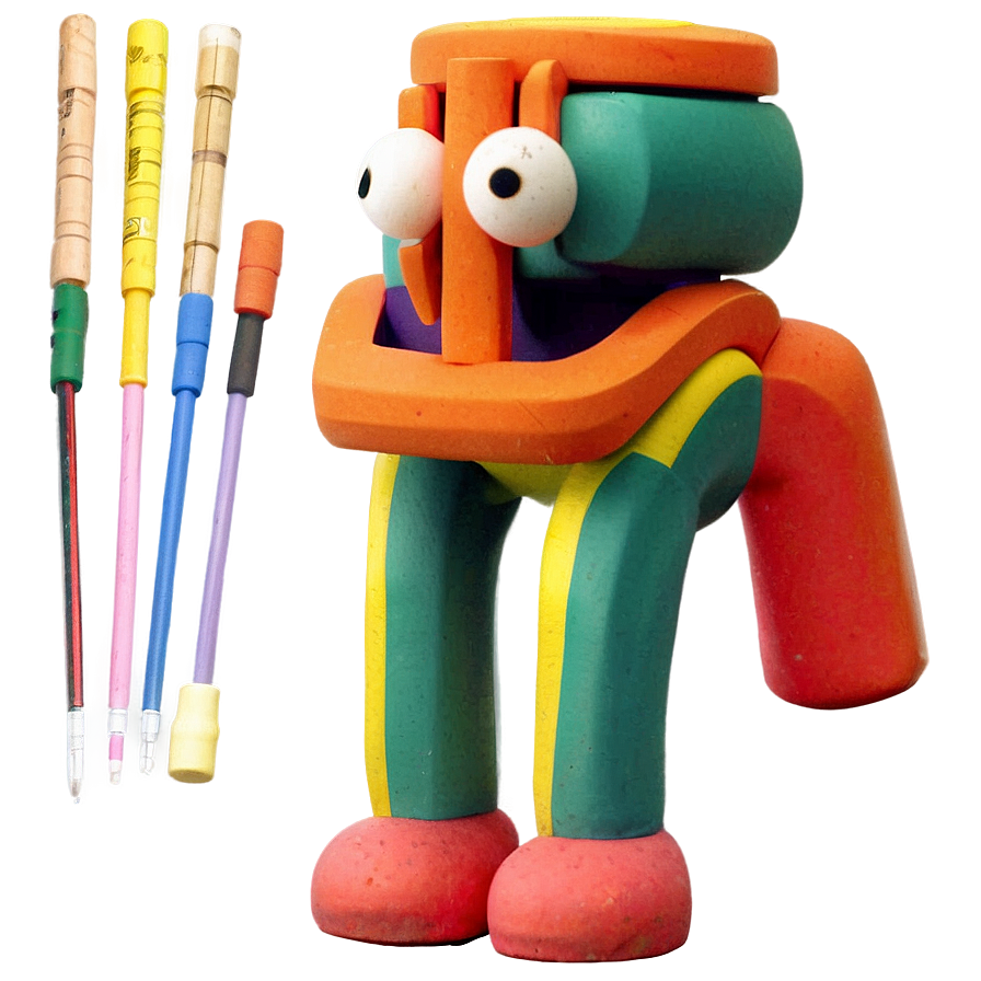 Clay Animation Characters Png 06212024 PNG