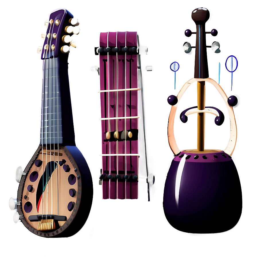 Clay Musical Instruments Png 72 PNG
