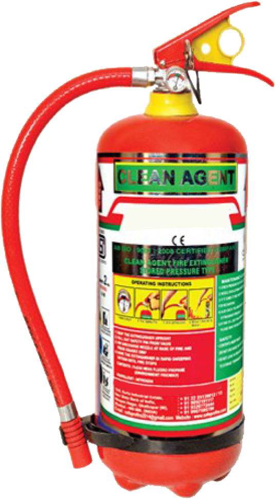 Clean Agent Fire Extinguisher PNG