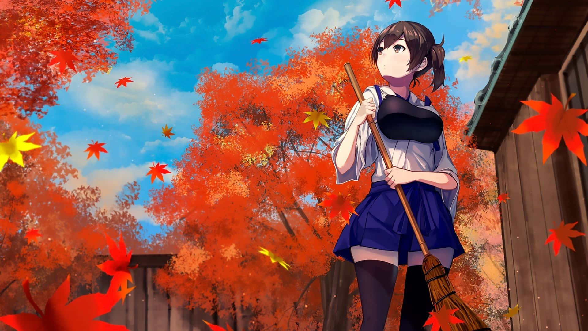 Nyd skønheden af ​​rene anime! Wallpaper