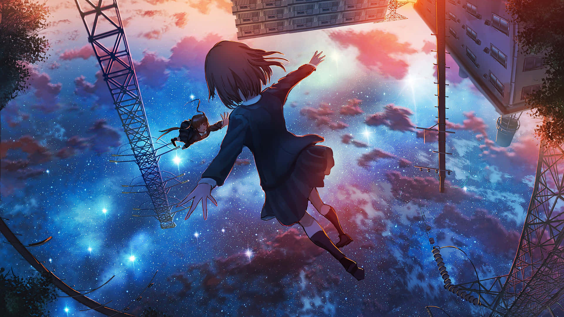 Experience Aesthetic Anime Concept Art Wallpaper