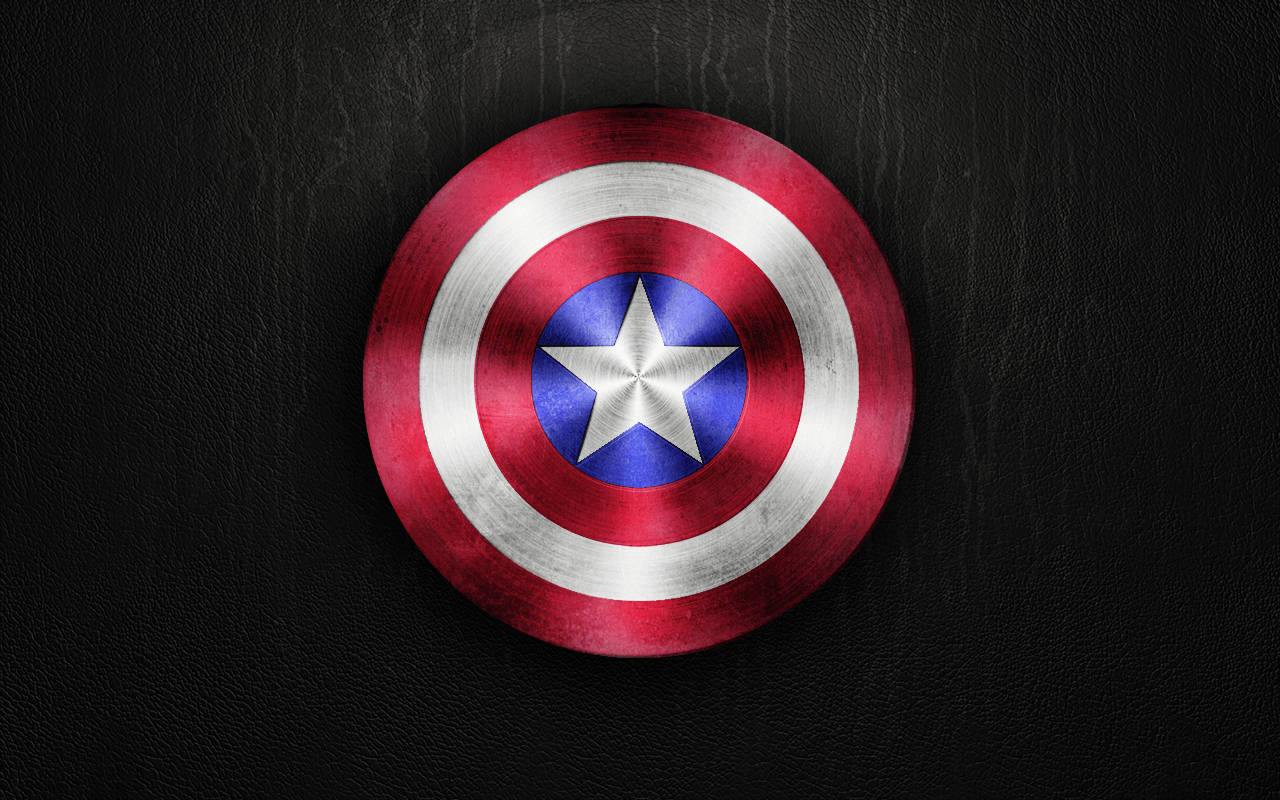 Fondode Pantalla Limpio Del Escudo Del Capitán América Fondo de pantalla