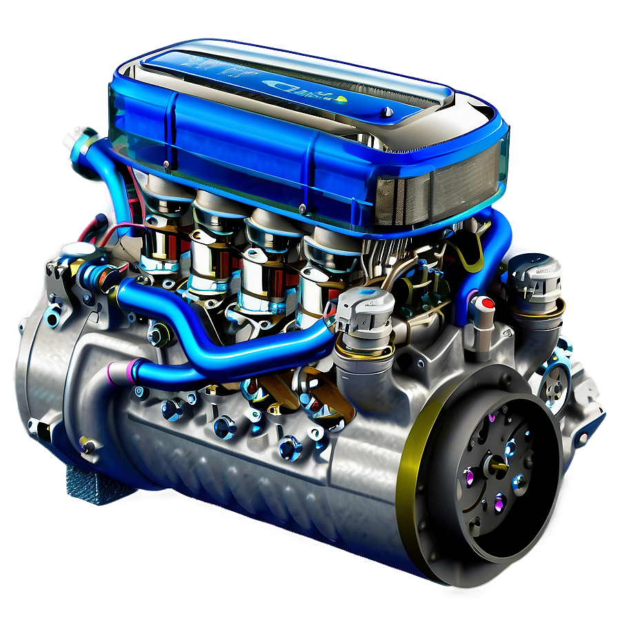 Clean Energy Car Engine Png 06132024 PNG