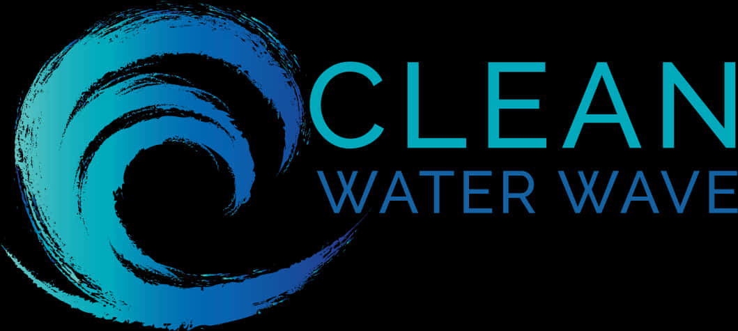 Clean Water Wave Logo PNG