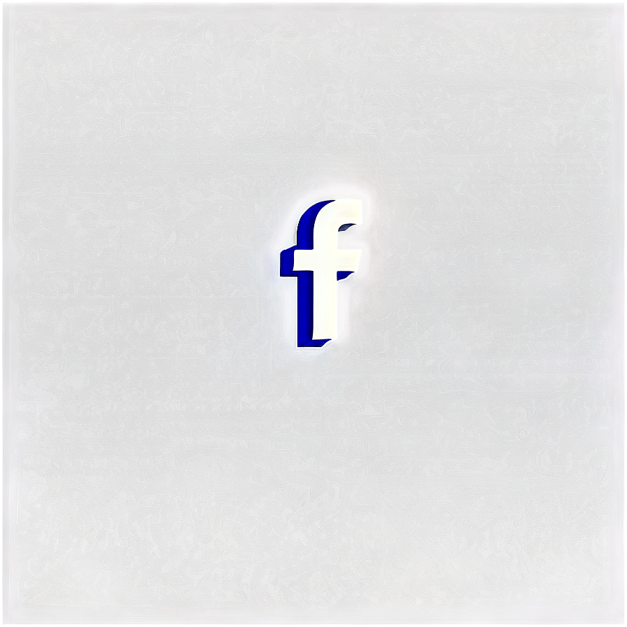 Clean White Facebook Logo Png Ptw59 PNG