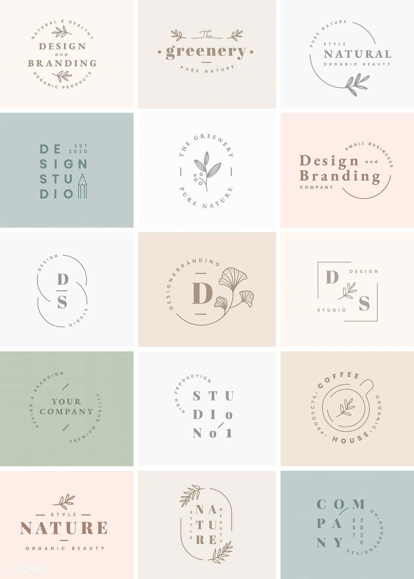 Clean Yet Creative Minimalist Logo Design Wallpaper