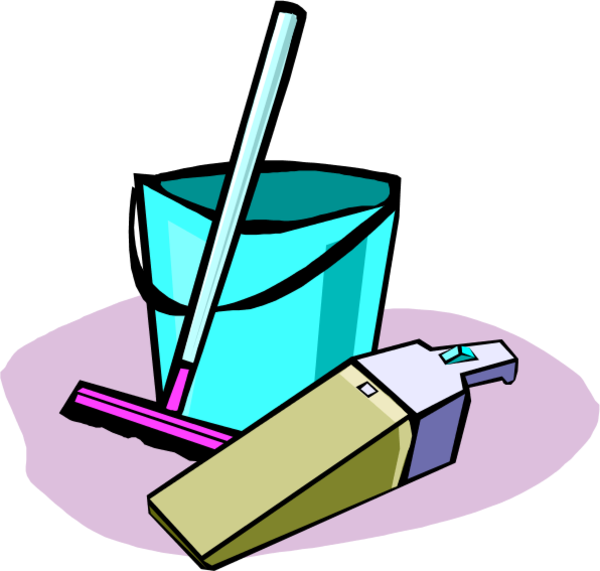 Cleaning Supplies Cartoon PNG