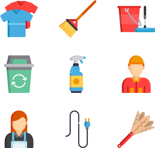 Cleaning_and_ Maintenance_ Icons_ Set PNG