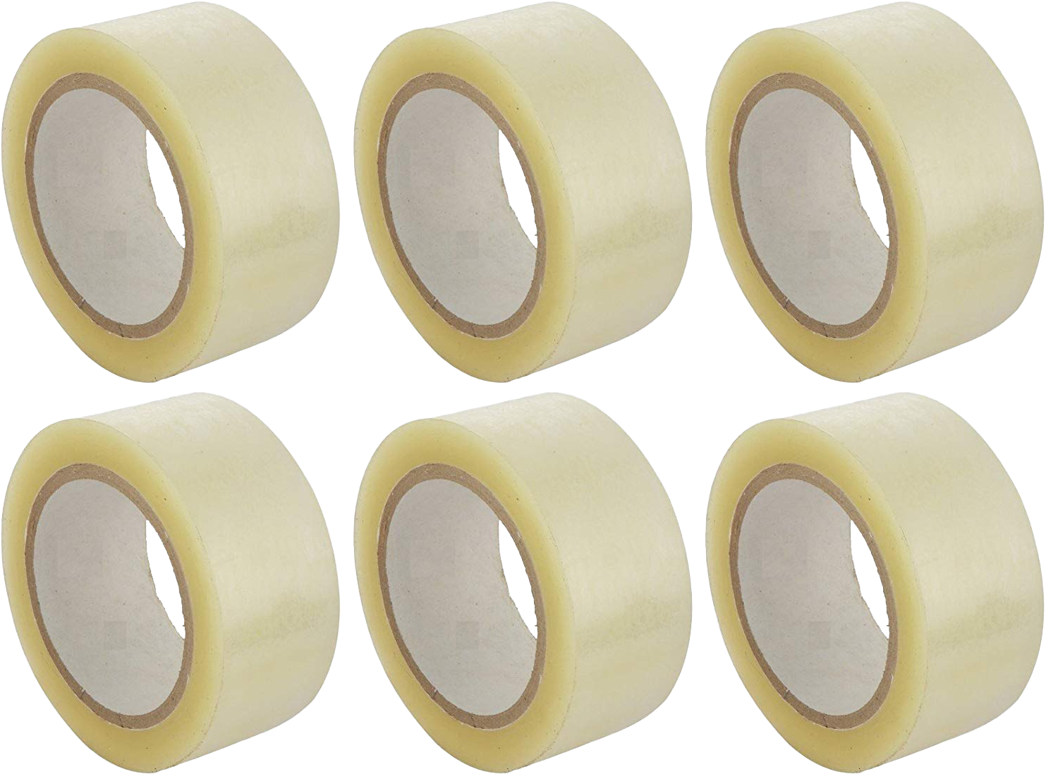 Clear Adhesive Tape Rolls PNG