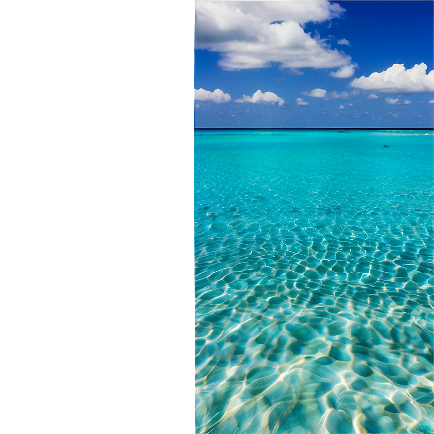 Clear Blue Beach Water Png Gje56 PNG