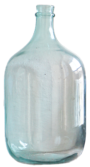 Clear Glass Bottle Transparent Background PNG